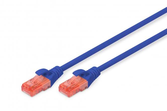 Кабель патч-корд Digitus CAT 6 UTP 1 м Blue (DK-1612-010/B)